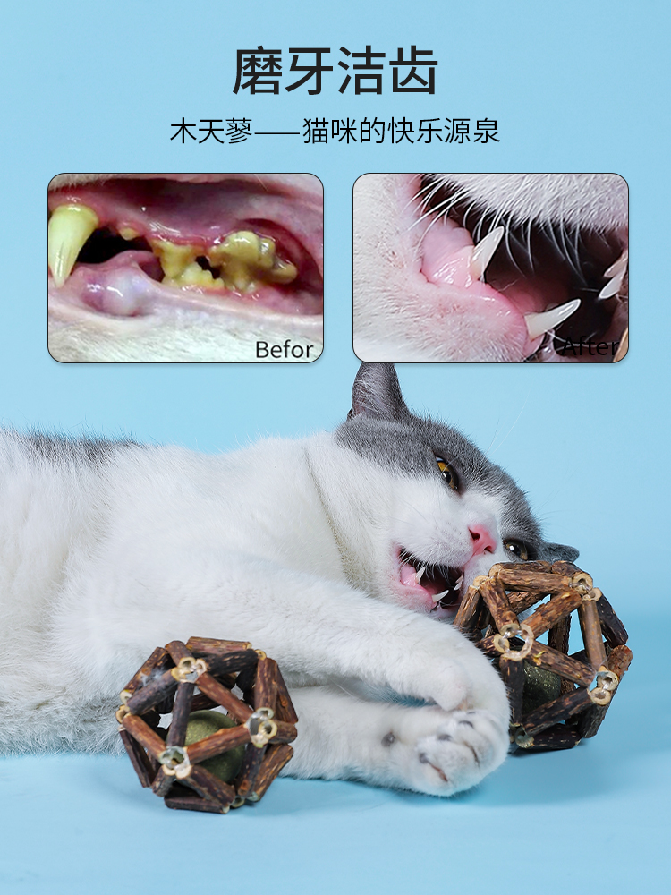 猫玩具磨牙棒